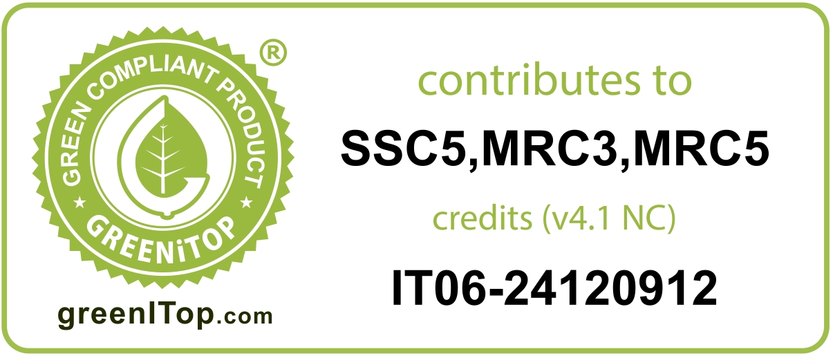 LEED 12 - SSC5,MRC3,MRC5 --- finisol T14